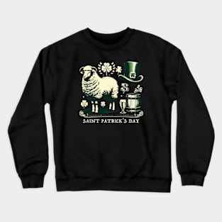 Saint Sheep - Saint Patrick's Day Crewneck Sweatshirt